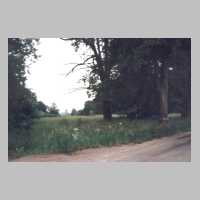 098-1003 Sommer 1999 - der Strassenverlauf in Richtung Wehlau, links davon stand das Sielacker Spritzenhaus.jpg